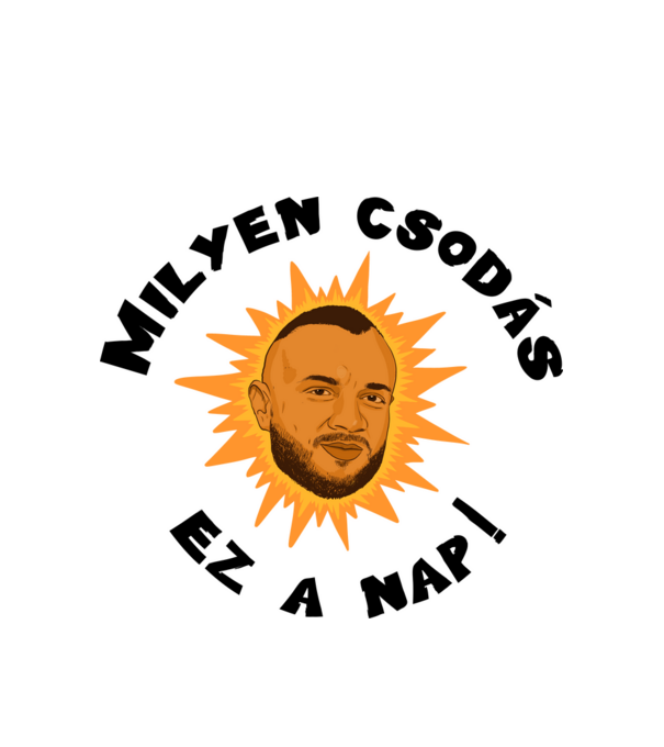  minta fehér pólón