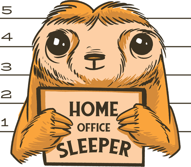 Homeoffice lajhár