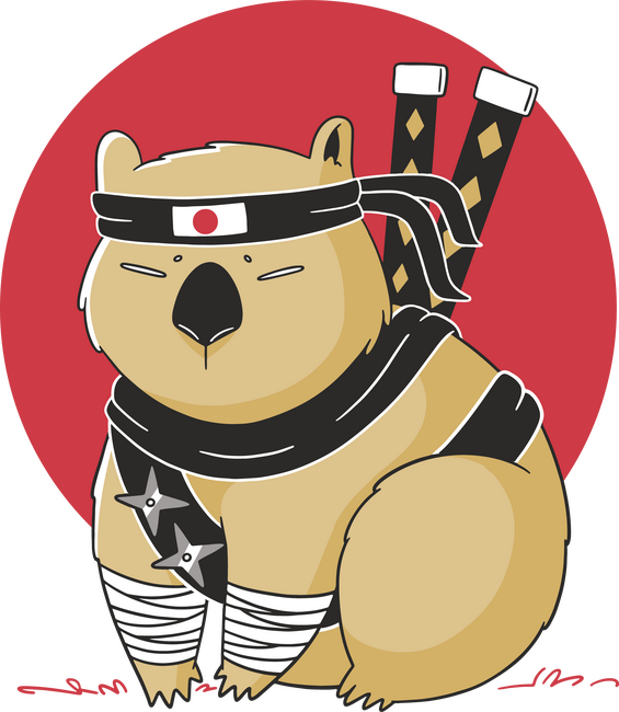 Ninja wombat