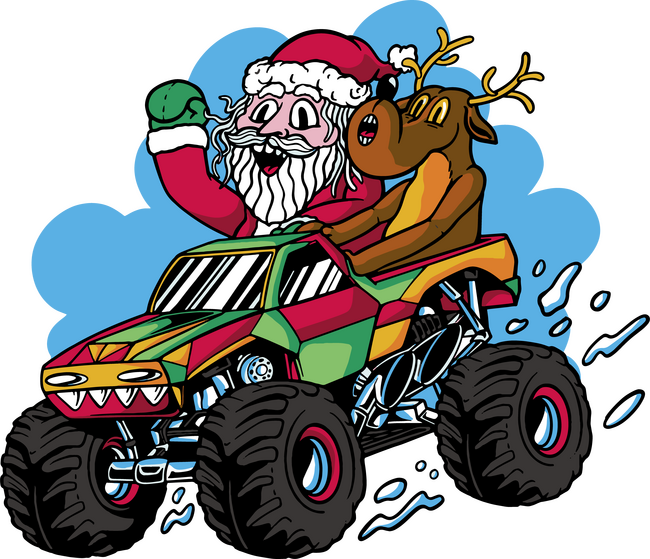Télapó MonsterTruck
