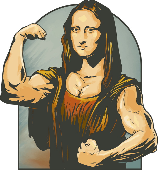Kigyúrt Mona Lisa