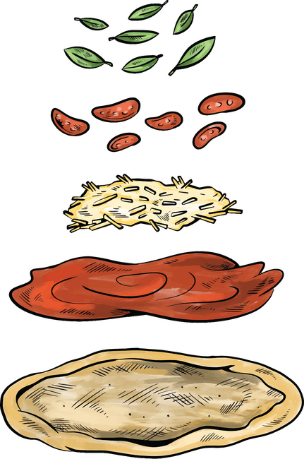 Pizza hozzávalók