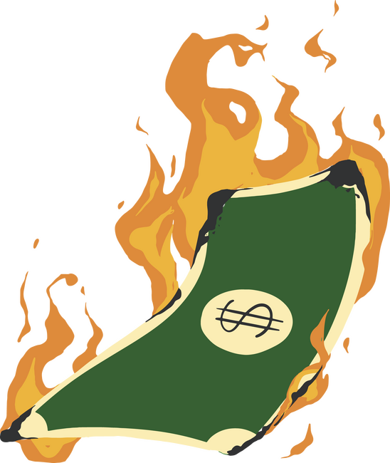 Lángoló pénz