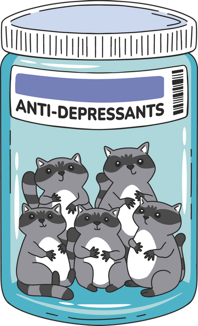 Antidepresszáns mosómacik