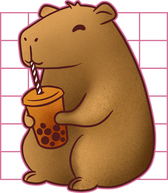 Capybara bubis teával