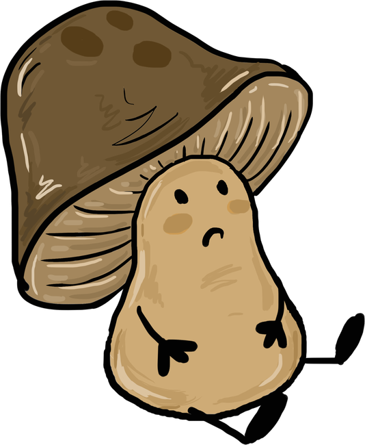 Szomorú kis gomba