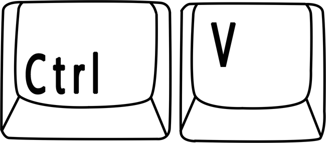 Ctrl V - Paste