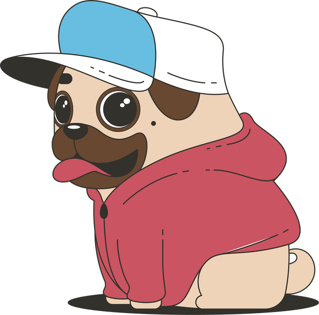 Mopsz ruhában
