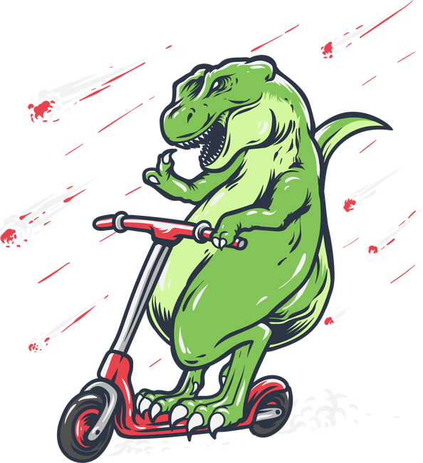 T-rex rolleren