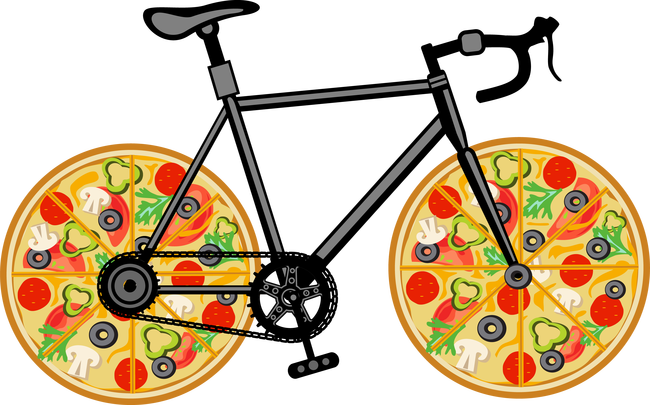 Pizza bicikli