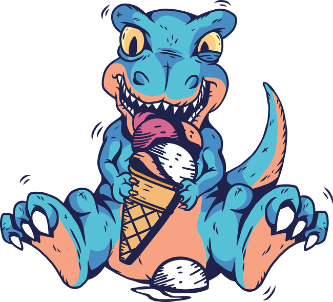 Trex és fagyi