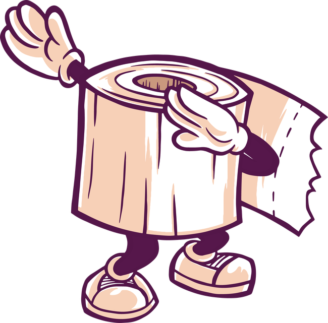 Wc papír dab