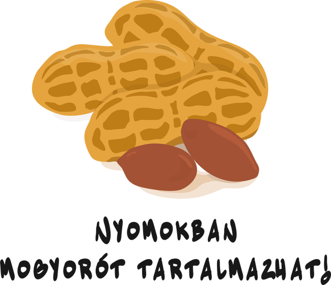 Nyomokban mogyorót tartalmazhat!
