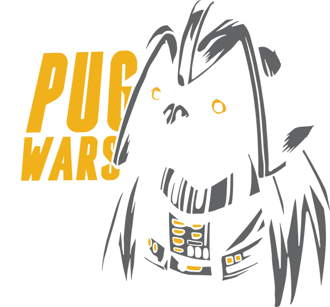 Pug Wars - Mopsz Vader
