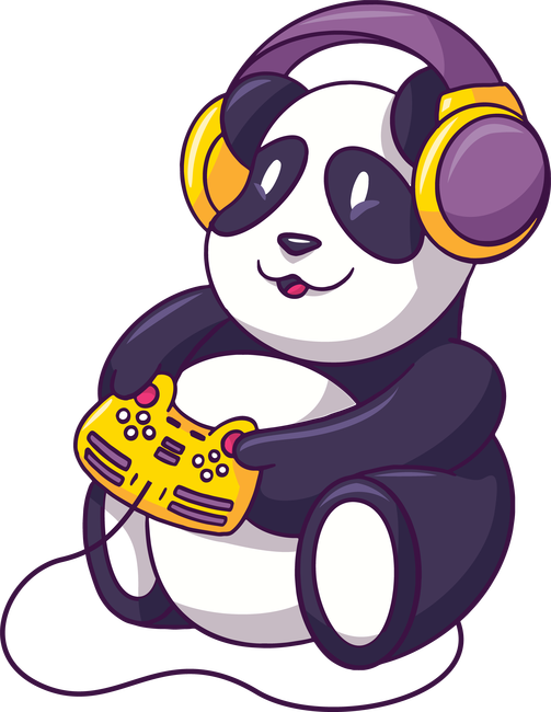 Gamer panda