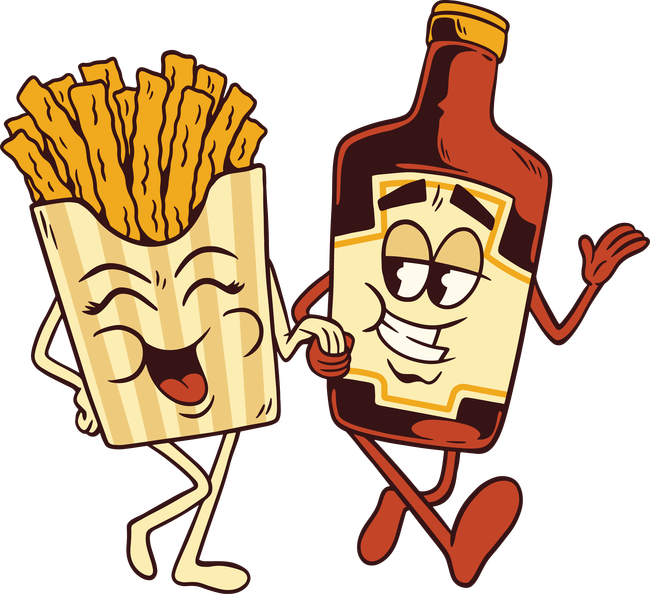 Krumpli és ketchup