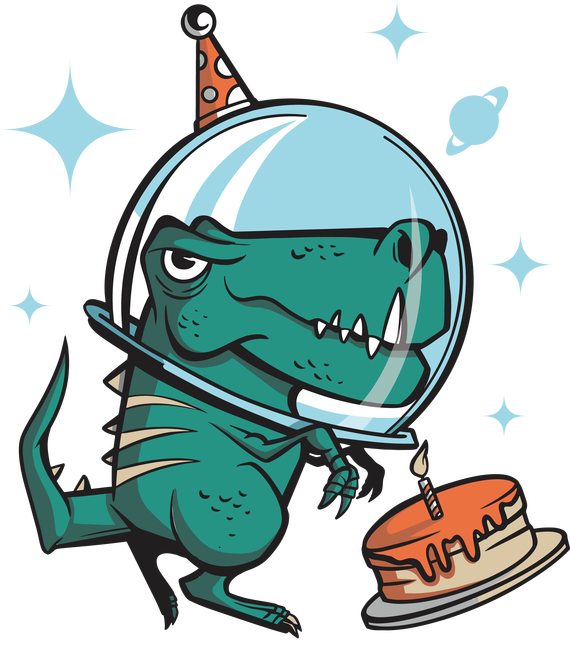 Űrhajós T-rex