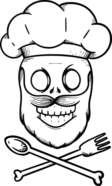 Szakács koponya