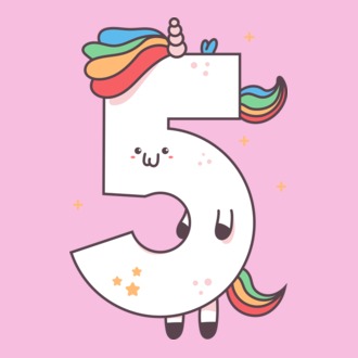 5 éves unikornis