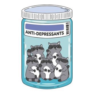 Antidepresszáns mosómacik