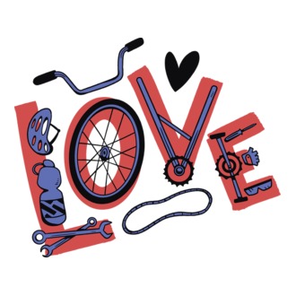 Biciklis love