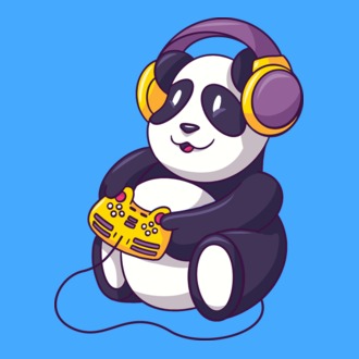 Gamer panda