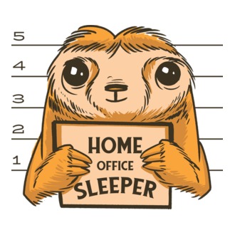 Homeoffice lajhár