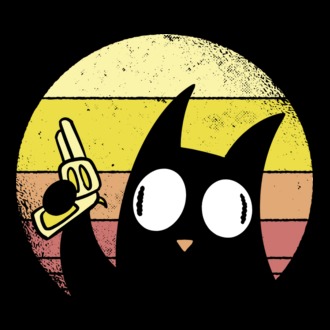 Pew pew cat