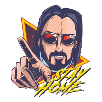Stay Home - Keanu Reeves