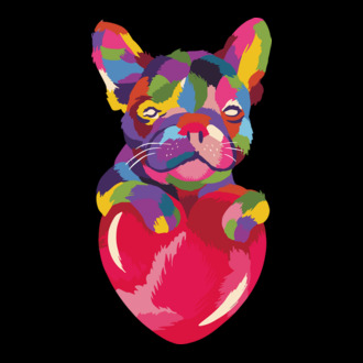 Színes bulldog