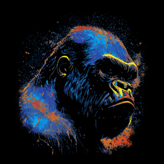 Színes gorilla