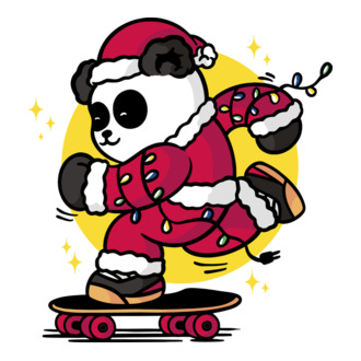 Télapó panda