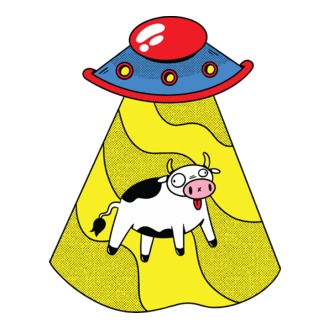 Ufo vs. tehén