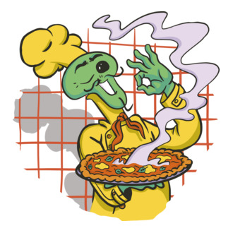 Űrlény pizzával