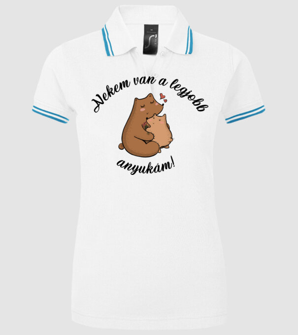  minta fehér pólón