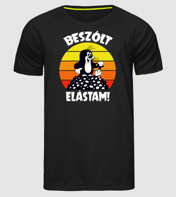  minta fekete pólón