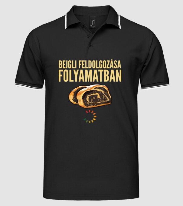  minta fekete pólón