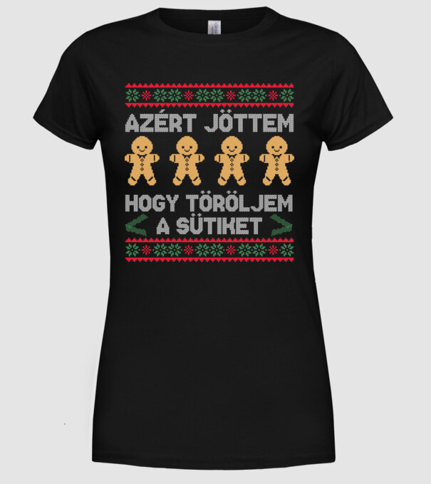  minta fekete pólón
