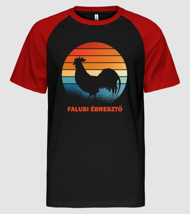  minta fekete/piros pólón