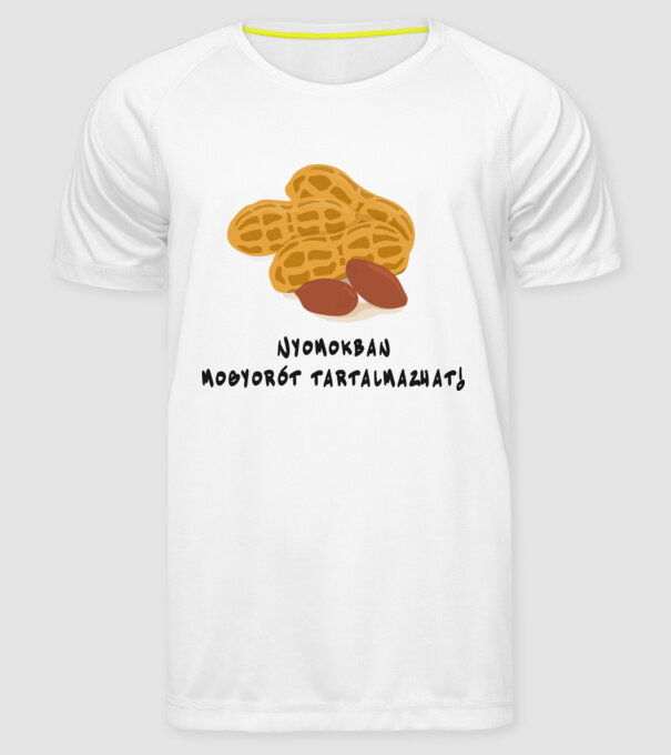  minta fehér pólón