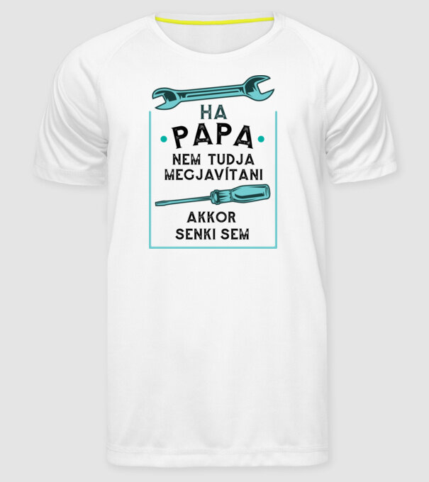  minta fehér pólón