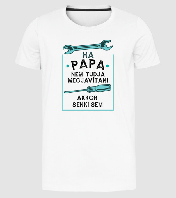  minta fehér pólón
