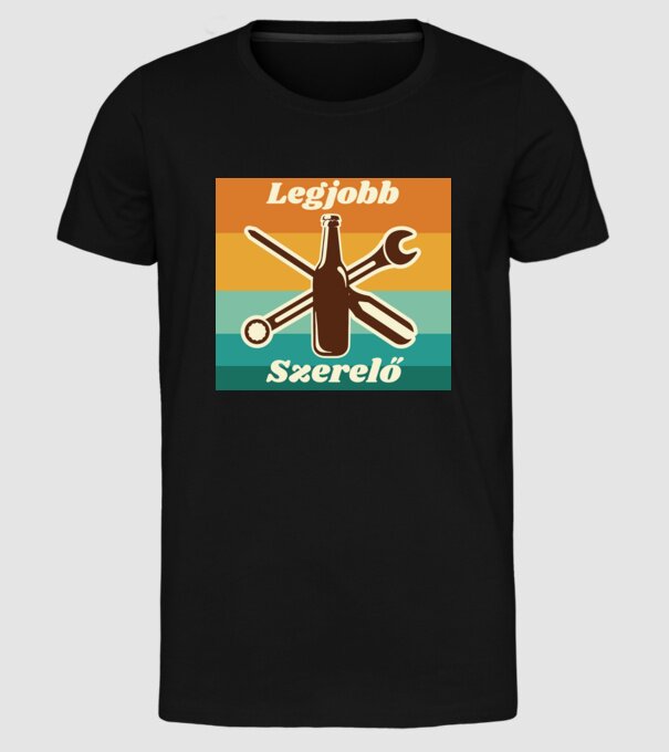  minta fekete pólón
