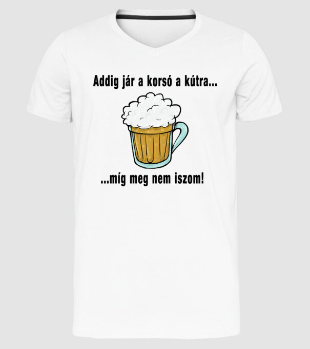  minta fehér pólón
