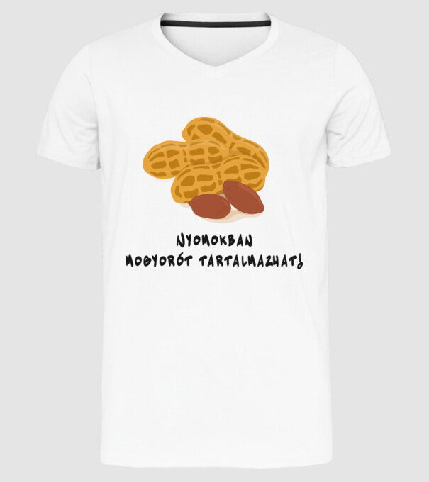  minta fehér pólón