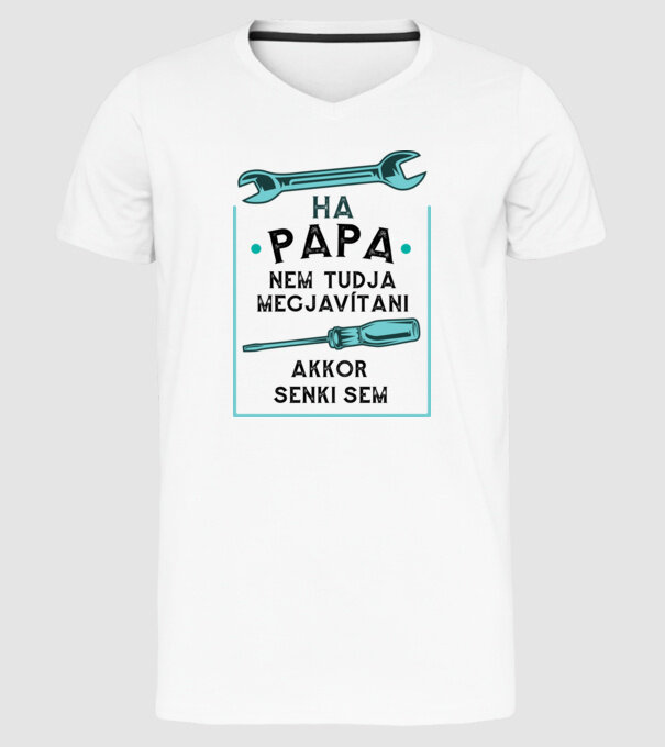  minta fehér pólón