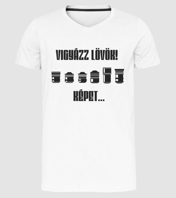  minta fehér pólón