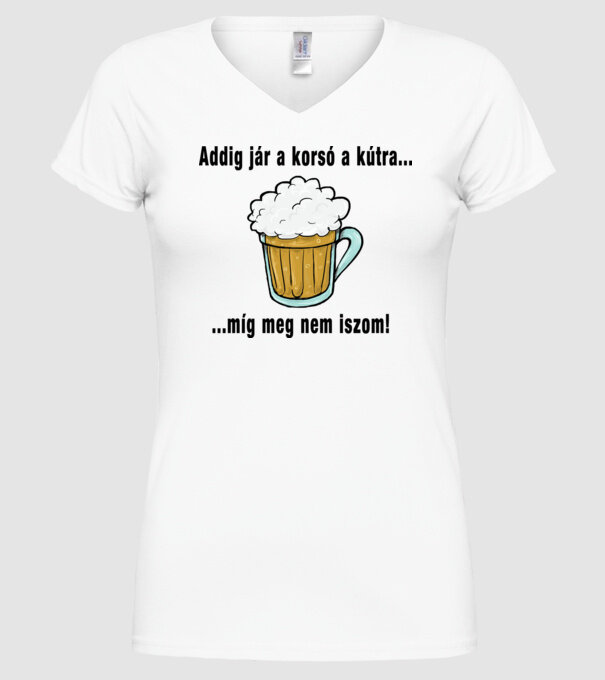  minta fehér pólón