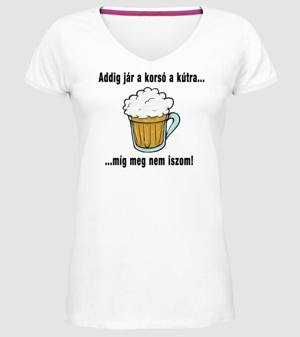  minta fehér pólón