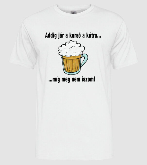  minta fehér pólón